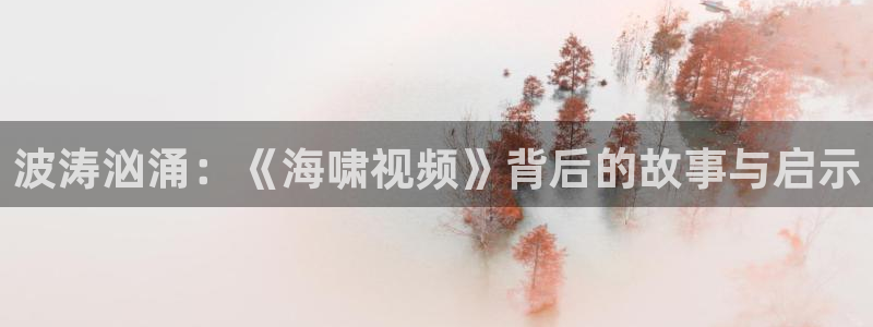 星空影院免费观看电视剧：波涛汹涌：《海啸视频》背后的故事与启示