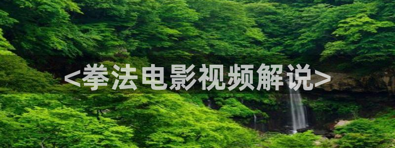 星空影院在线观看青柠电视剧免费：<拳法电影视频解说>